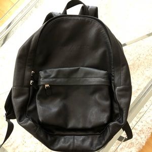 Authentic Coach REAL black leather backpack
